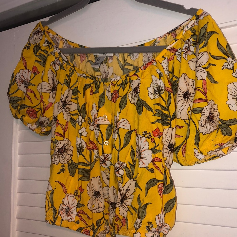 Floral Crop Top